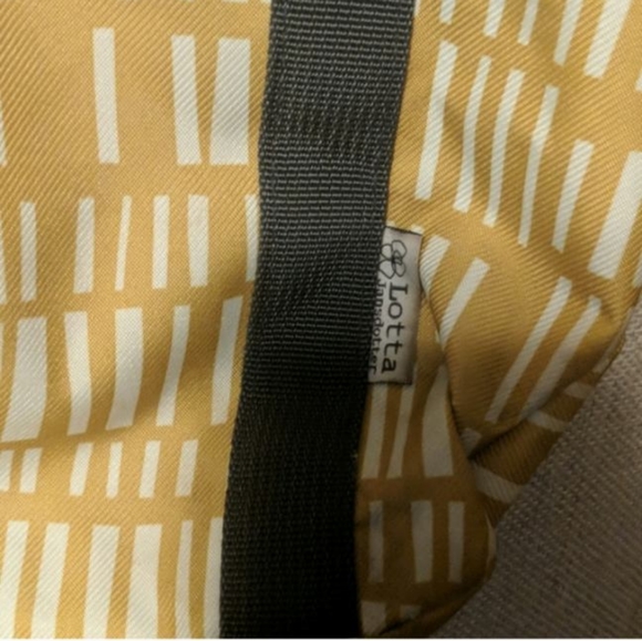 Yellow/gray tote bag - Picture 2 of 4